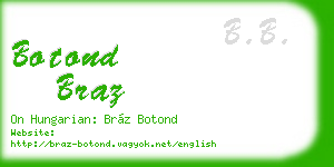botond braz business card